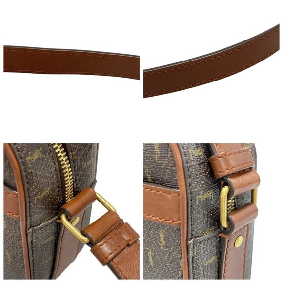 SAINT LAURENT PARIS Camera bag Le Monogram Dark Brown Brown PVC - 959-081925 - Picture 7 of 14